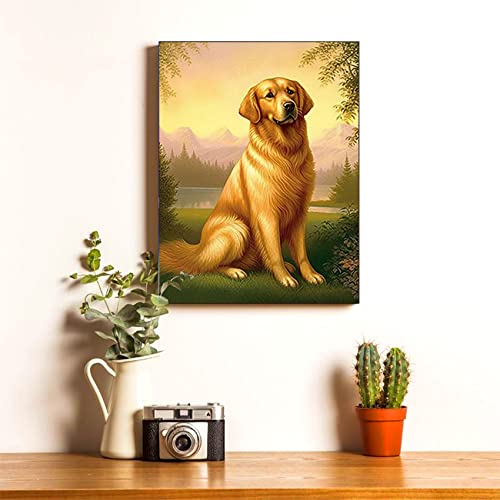 Golden Retriever Dog | Diamond Painting