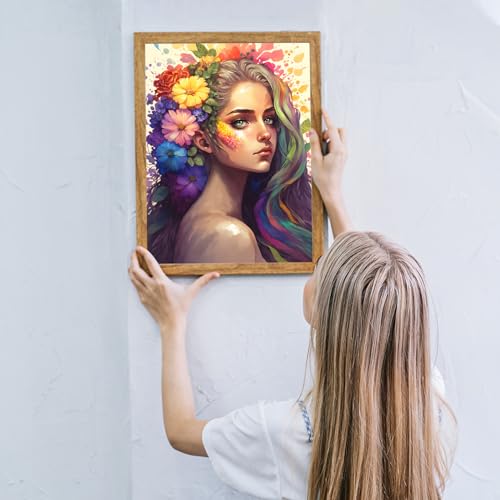 Woman Flower | Diamond Painting