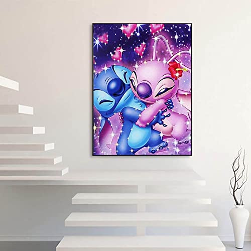 Stitch Hugs His Lover | Diamond Painting