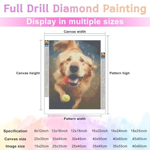 Golden Retriever Dog | Diamond Painting