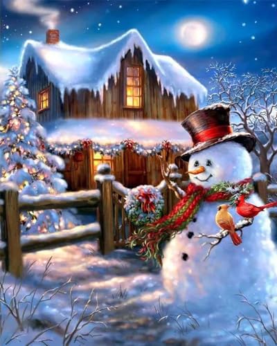 Snowman Christmas | Diamond Painting