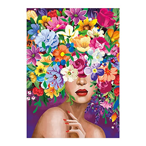 Woman Flower | Diamond Painting