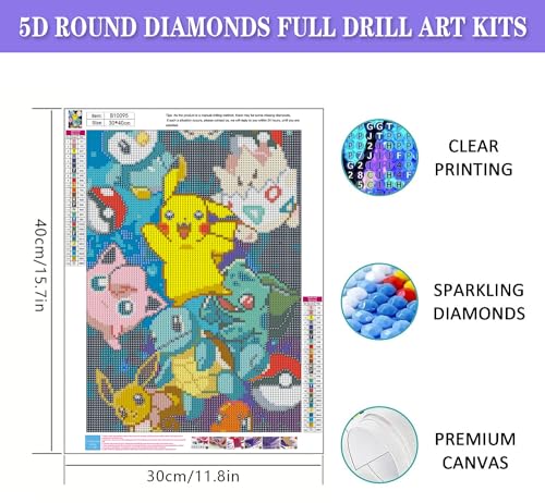 Pokemon Pikachu | Diamond Painting