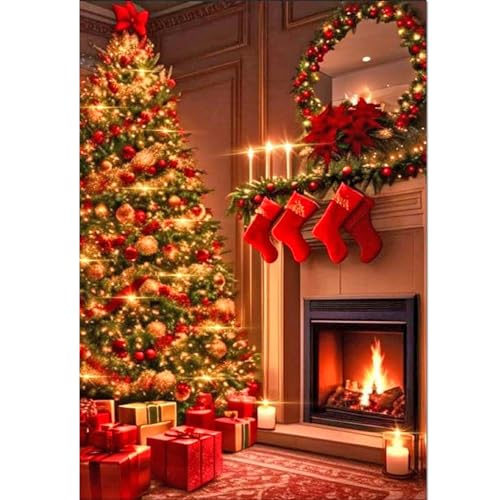 Christmas Tree Home | Diamond Painting