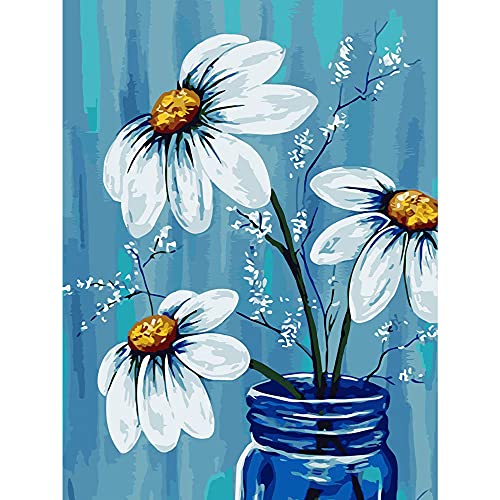 White Small Flower | Diamond Painting