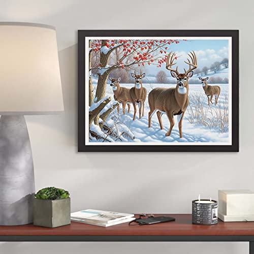 Snow Deer | Diamond Painting
