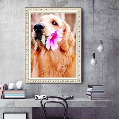 Dog Golden Retriever | Diamond Painting