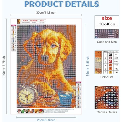 Dog Golden Retriever | Diamond Painting