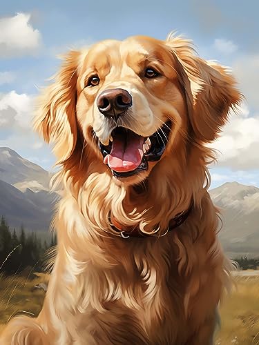 Golden Retriever Dog | Diamond Painting