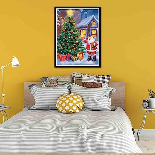 Christmas Tree Santa Claus | Diamond Painting