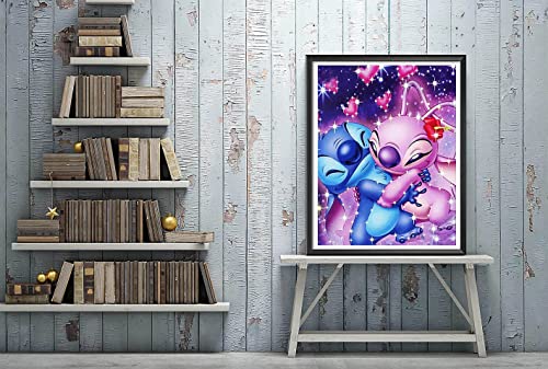 Stitch Hugs His Lover | Diamond Painting