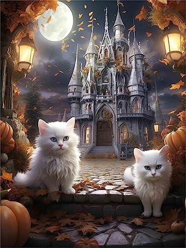 Cat Halloween Mad Kitty | Diamond Painting