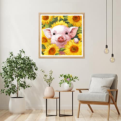 Flower Pig | Diamond Painting