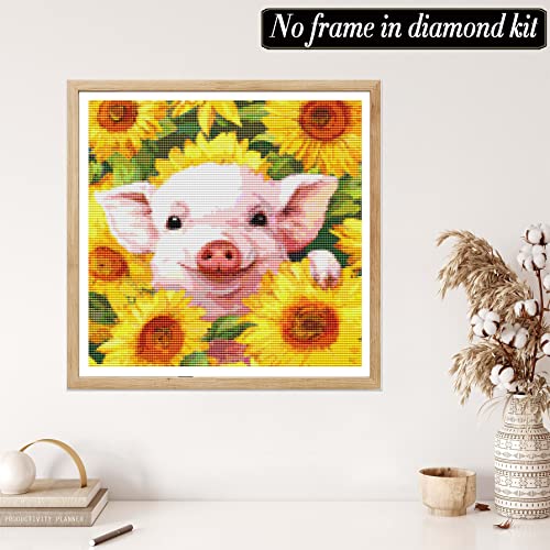 Flower Pig | Diamond Painting