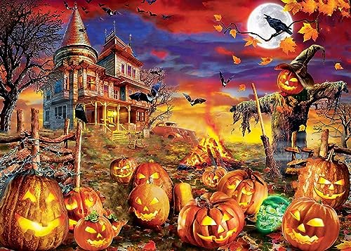 Pumpkin House Halloween | Diamond Painting