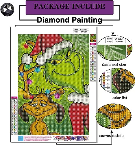 Christmas Grinch | Diamond Painting