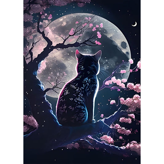 Midnight Cat | Diamond Painting