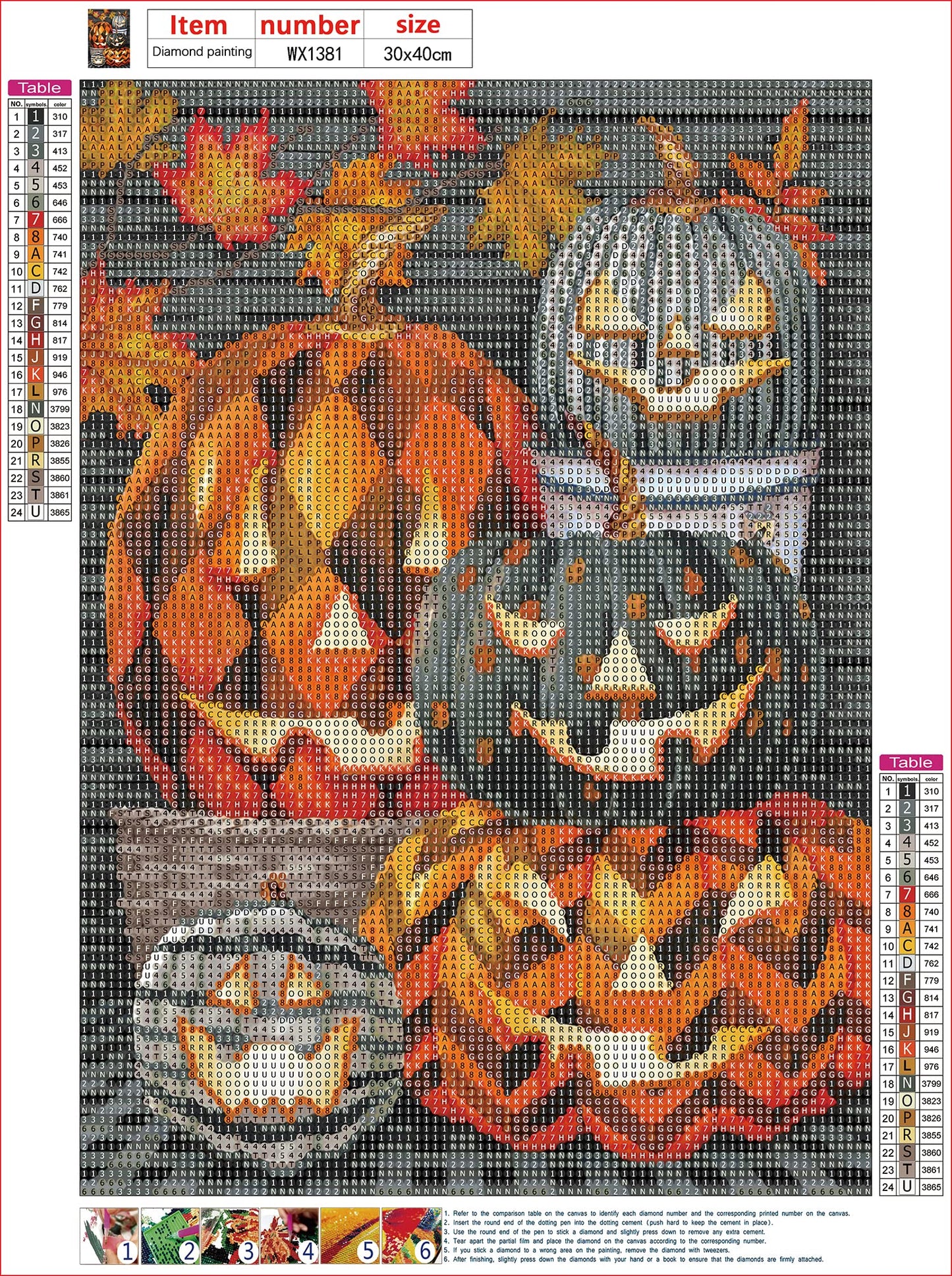 Pumpkin Halloween | Diamond Painting